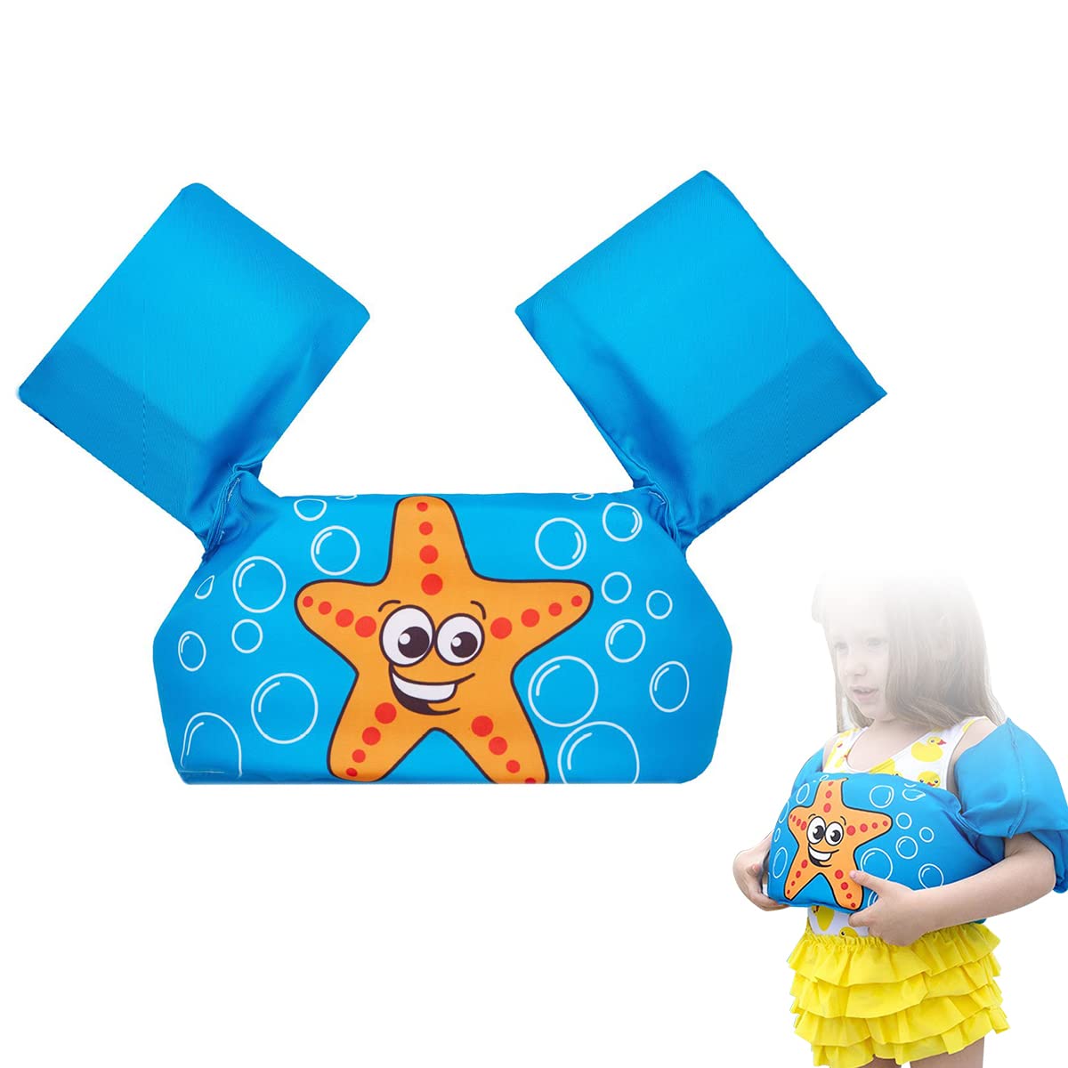 Proberos Swimming Trainer Vest, Life Jacket Safety Float Arm Bands Gear for Boys and Girls, Float Arm Bands Swimming Trainer Vest Life Jacket Safety Gear for Toddler Under 25KG Proberos Swimming Trainer Vest, Life Jacket Safety Float Arm Bands Gear for Boys and Girls, Float Arm Bands Swimming Trainer Vest Life Jacket Safety Gear for Toddler Under 25KG